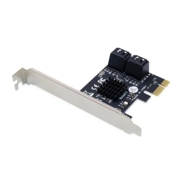 Conceptronic Emrick Adaptador PCIe SATA de 4x Puertos con Cable SATA