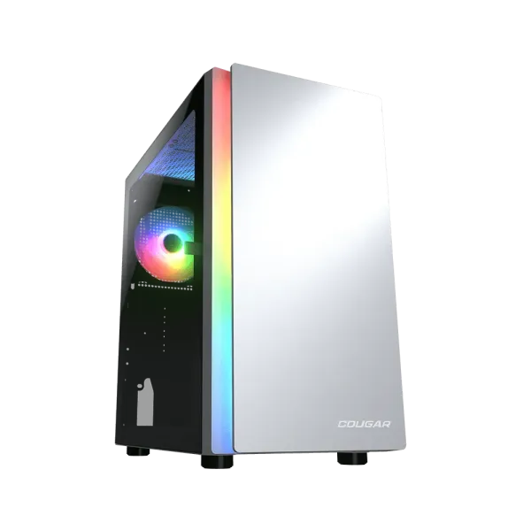 Cougar Purity RGB Blanca Caja Micro ATX Lateral magnetico con Cristal Templado