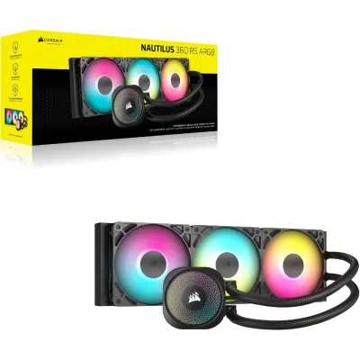 Corsair NAUTILUS 360 RS ARGB Kit Refrigeración Líquida 360mm Corsair NAUTILUS 360 RS ARGB Kit Refrigeración Líquida 360mm