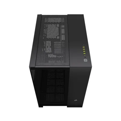 Corsair 6500X Semitorre ATX Doble Cristal Templado USB-C Negra