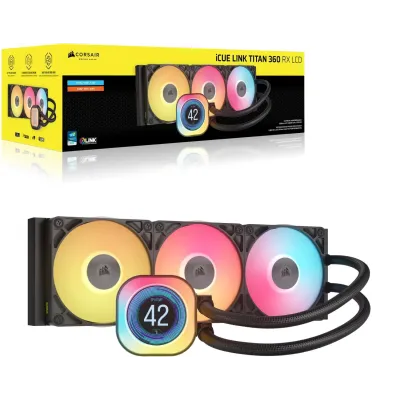 Corsair iCUE LINK TITAN 360 RX LCD Kit Refrigeración Líquida Corsair iCUE LINK TITAN 360 RX LCD Kit Refrigeración Líquida