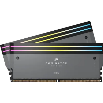 Corsair Dominator Titanium RGB Grey KIT 64GB DDR5 a 6000MHz Corsair Dominator Titanium RGB Grey KIT 64GB DDR5 a 6000MHz