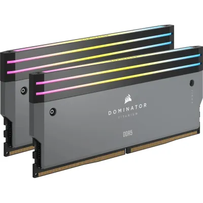 Corsair Dominator Titanium RGB Grey KIT 64GB DDR5 a 6000MHz Corsair Dominator Titanium RGB Grey KIT 64GB DDR5 a 6000MHz