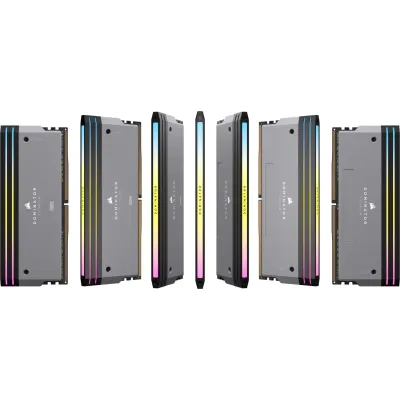 Corsair Dominator Titanium RGB Grey KIT 64GB DDR5 a 6000MHz Corsair Dominator Titanium RGB Grey KIT 64GB DDR5 a 6000MHz
