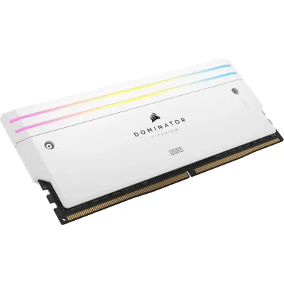 Corsair Dominator Titanium RGB White KIT 32GB DDR5 a 6600MHz Corsair Dominator Titanium RGB White KIT 32GB DDR5 a 6600MHz
