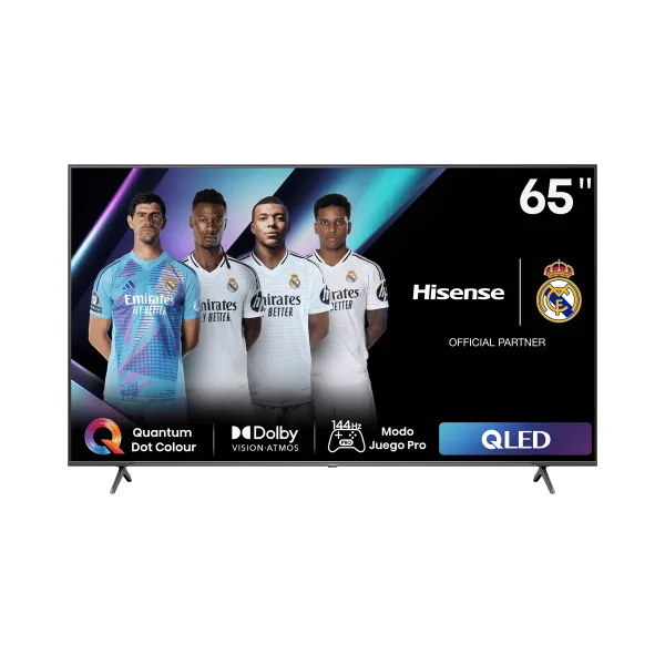 Hisense Serie E7NQ PRO QLED TV 4K 65E7NQ PRO 65" UHD 4K Gaming TV 144Hz Quantum Dot Colour,WiFi,BT,VIDAA,Smart TV, Alex