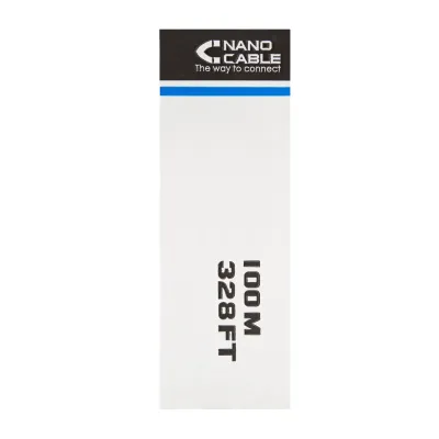 Bobina Cable UTP Cat 5e 100 Mts Negro Bobina Cable UTP Cat 5e 100 Mts Negro