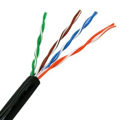 Bobina Cable UTP Cat 5e 305 Mts Negro Bobina Cable UTP Cat 5e 305 Mts Negro