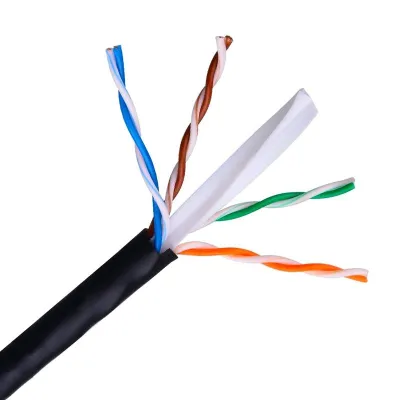 Bobina Cable UTP Cat6 305 Mts Negro Bobina Cable UTP Cat6 305 Mts Negro