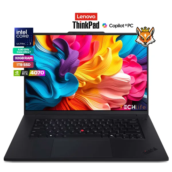 Lenovo ThinkPad P1 Gen 7 Intel Core Ultra 7 165H 32GB 1TB SSD RTX 4070 16"