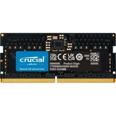 Crucial 8GB DDR5 a 5600MHz CL46 1.1v - Memoria SODIMM Crucial 8GB DDR5 a 5600MHz CL46 1.1v - Memoria SODIMM