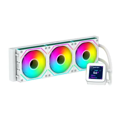 Abysm Gaming Refrigeración Líquida Oceanic 360 White Argb Con Abysm Gaming Refrigeración Líquida Oceanic 360 White Argb Con