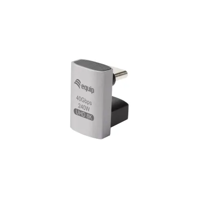 Equip 133478 cambiador de género para cable USB C Negro, Gris