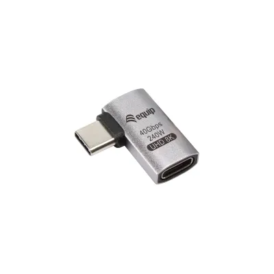 Equip 133478 cambiador de género para cable USB C Negro, Gris