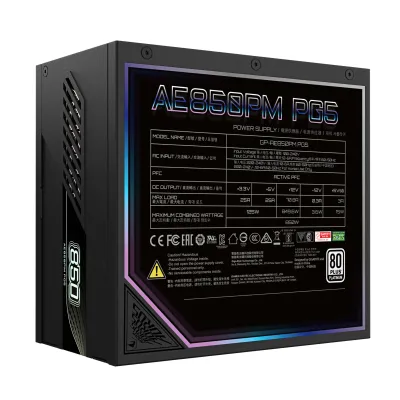 GIGABYTE AORUS ELITE 850W Fuente de Alimentació Modular PCIe GIGABYTE AORUS ELITE 850W Fuente de Alimentació Modular PCIe