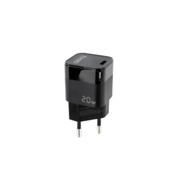 TooQ TQWC-PD20 Cargador de Pared USB-C PD20W Negro 