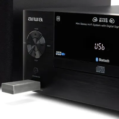 Aiwa MSBTU-500 Microcadena Bluetooth 50W Negra