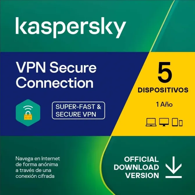 Kaspersky VPN Secure Connection 2024 Protege tu dirección IP |