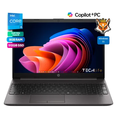 HP 250R G9 Intel Core i3-1315u 8 GB 512GB 15.6" W11 Ceniza