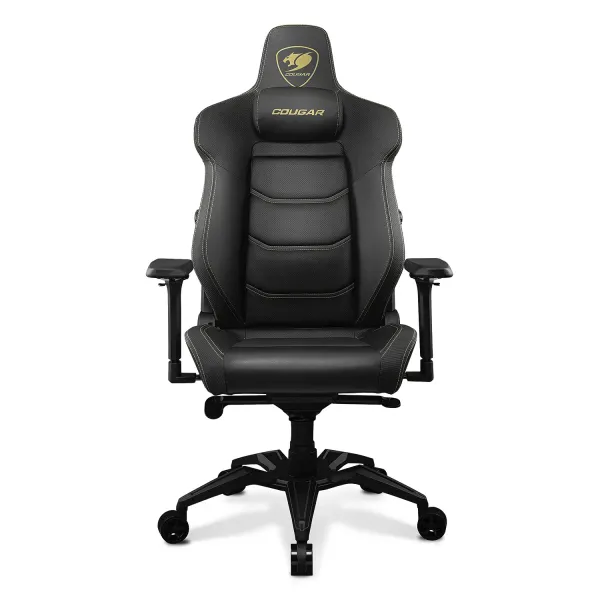 COUGAR Silla Gaming ARMOR EVO Almohada magnética, Royal Black/Gold