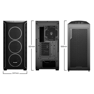 Be Quiet Shadow Base 800 FX Black Midi Tower Cristal Templado Be Quiet Shadow Base 800 FX Black Midi Tower Cristal Templado