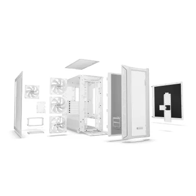 Be Quiet Shadow Base 800 FX White Midi Tower Cristal Templado