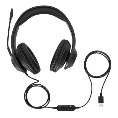Targus AEH102GL Auriculares con Micrófono USB Negros Targus AEH102GL Auriculares con Micrófono USB Negros