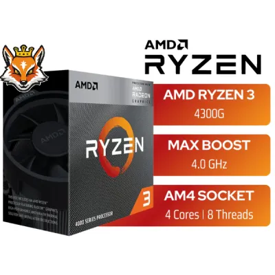 AMD Ryzen 3 4300G 3.8 GHz Box