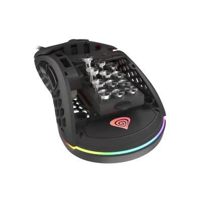 Genesis Xenon 800 RGB Ratón Gaming Negro 16000 DPI