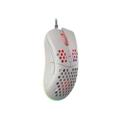 Genesis Krypton 555 Ratón Óptico Gaming RGB 8000DPI Blanco