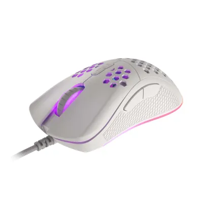 Genesis Krypton 555 Ratón Óptico Gaming RGB 8000DPI Blanco