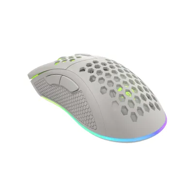 Genesis Krypton 555 Ratón Óptico Gaming RGB 8000DPI Blanco