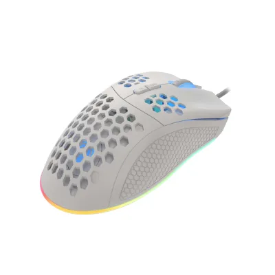 Genesis Krypton 555 Ratón Óptico Gaming RGB 8000DPI Blanco