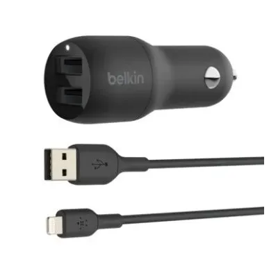 Cargador De Coche Belkin Ccb001btbk Doble Usb-a 24w (12w X2) Cargador De Coche Belkin Ccb001btbk Doble Usb-a 24w (12w X2)