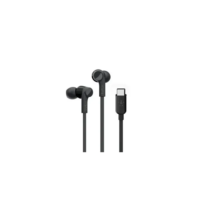 Belkin Rockstar Auriculares USB-C Negros