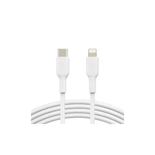 Belkin Boost Charge Cable USB-C a Lightning con Certificación Mfi 1m Blanco