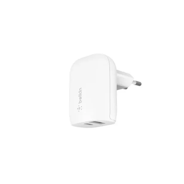 Belkin BoostCharge Cargador de Pared Doble USB-A/USB-C PD 3.0 37W 