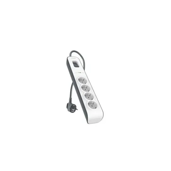 Regleta Alimentacion Belkin Bsv400vf2m De Proteccion Contra Sobretensiones 4 Tomas Boton De Apagado