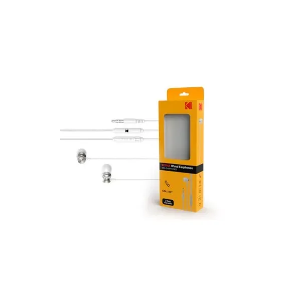 Kodak Auriculares 170+ Con Microfono Intrauditivos Silicona Plata