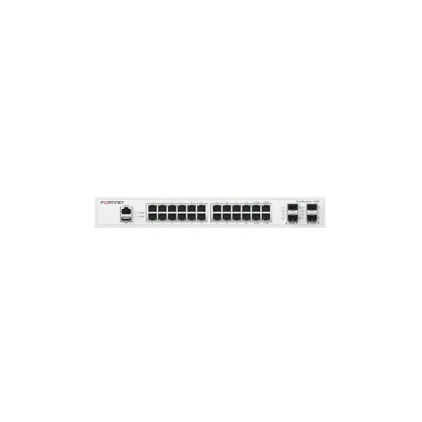 Switch Gestionable Fortinet Fs-124f L2 24xge Rj45 4xge Sfp 256 Mb Ddr3 Montaje Rack Ventilador