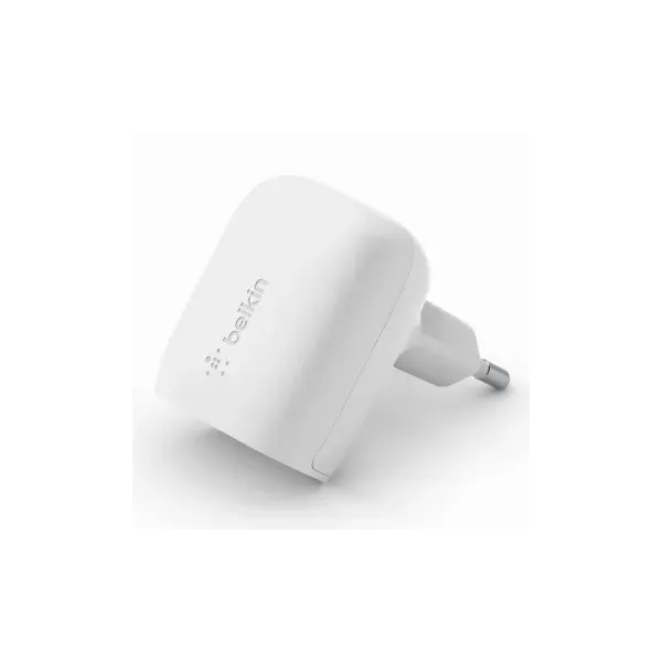 Cargador De Pared Belkin Wca006vfwh Boost Charge Usb-c 20w Blanco