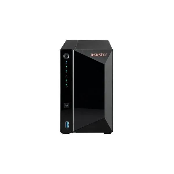 Servidor Nas Asustor Drivestor 2 Pro As3302t V2 2 Bahias Realtek Rtd1296 Quad 1.4ghz 2gb Lan 2.5