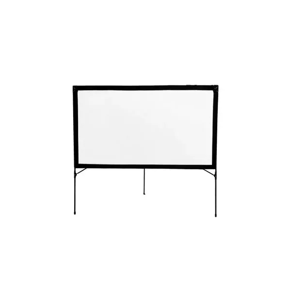 Pantalla Mural Portatil Approx 77" 183x102 Cm Marco Plegable Proyeccion De Doble Cara Bolsa De Transporte