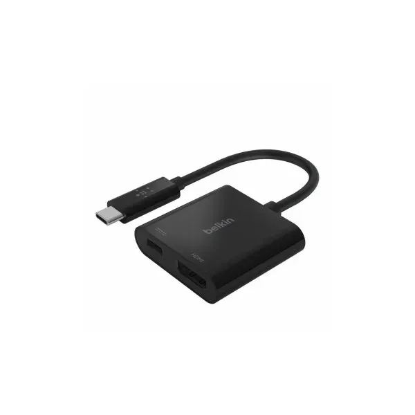 Belkin Adaptador USB-C a HDMI Corriente por Pass-Through de Hasta 60 W