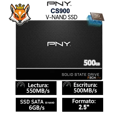 PNY CS900 2.5" 500GB SSD SATA 3 TLC PNY CS900 2.5" 500GB SSD SATA 3 TLC