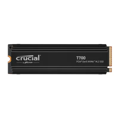 Crucial T700 1TB PCIe Gen5 NVMe M.2 SSD con Disipador Térmico Crucial T700 1TB PCIe Gen5 NVMe M.2 SSD con Disipador Térmico