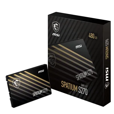 MSI Spatium S270 2.5" 480GB SSD SATA3 3D NAND MSI Spatium S270 2.5" 480GB SSD SATA3 3D NAND