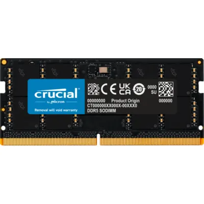 Crucial 32GB DDR5 a 5600MHz CL46 1.1v - Memoria SODIMM Crucial 32GB DDR5 a 5600MHz CL46 1.1v - Memoria SODIMM
