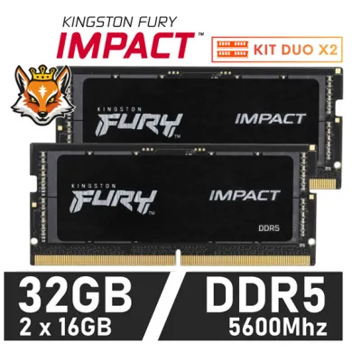 Kingston FURY Impact KIT 32GB a 6400MHz CL40 1.1v (2x16GB) -