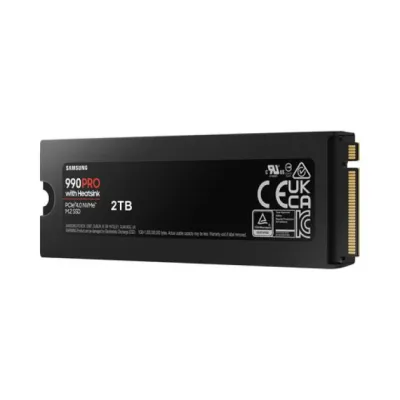 Samsung 990 PRO 2 TB SSD PCIe 4.0 NVMe M.2 con Disipador Térmico